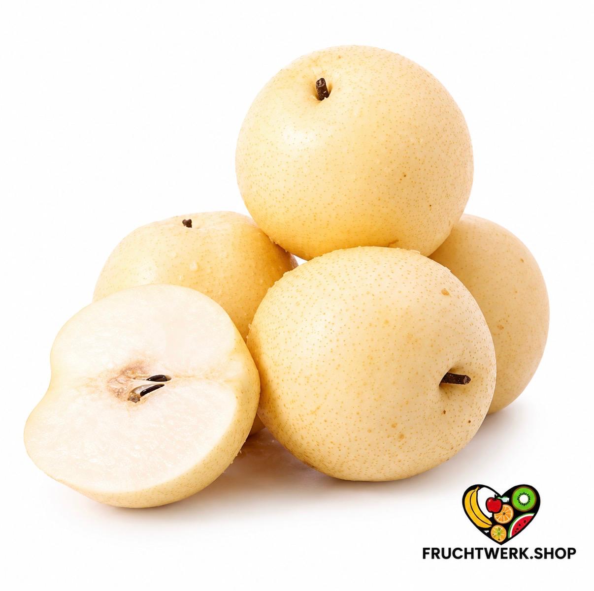 🍐 Nashi-Birne – knackig, saftig & erfrischend