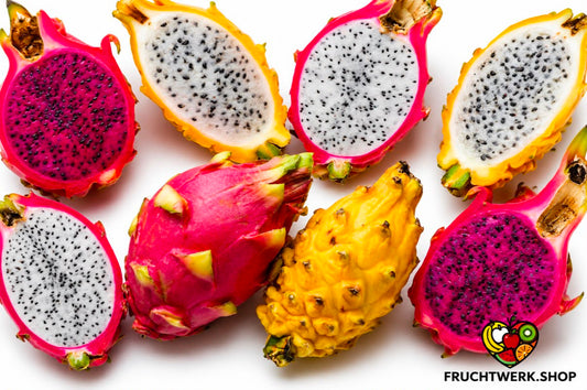 🐉 Drachenfrucht – exotische Vielfalt in verschiedenen Farben
